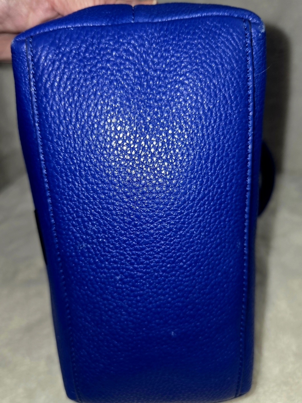 Rebecca Minkoff Cobalt Blue & Silver Micro Moto Satchel & Crossbody Purse Bag - Picture 10 of 16